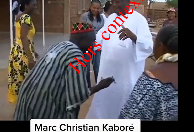 Non, Roch Marc Kaboré n’a pas célébré le putsch contre Paul Henri Damiba en dansant