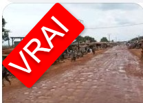 cette route menant à une mine d’or au Mali est-elle dégradée ?