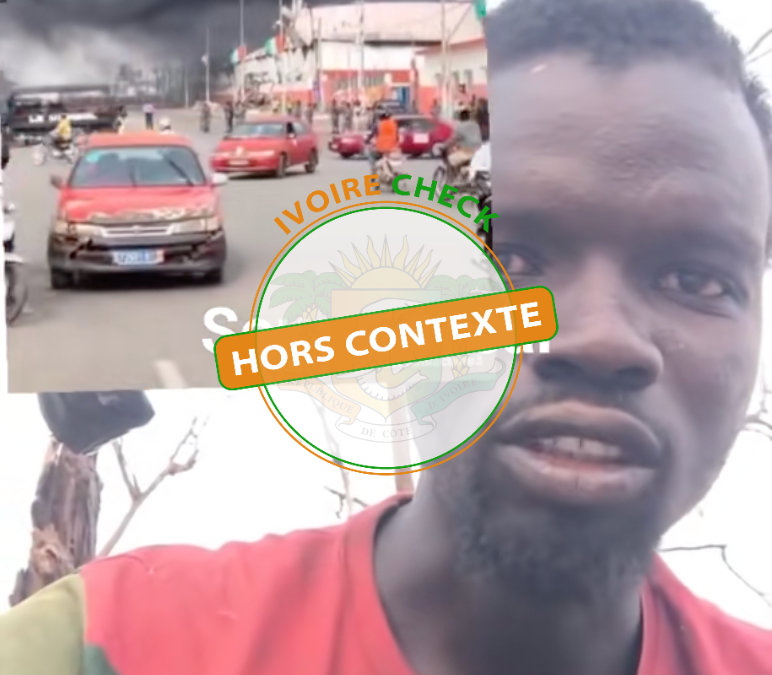 HORS CONTEXTE : Cette vidéo ne montre pas une attaque iranienne sur un camp militaire à Korhogo, en Côte d’Ivoire